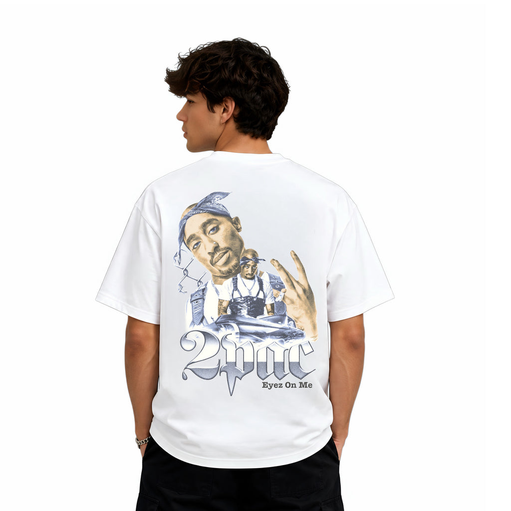 2 Pac we livin the life | oversized tee