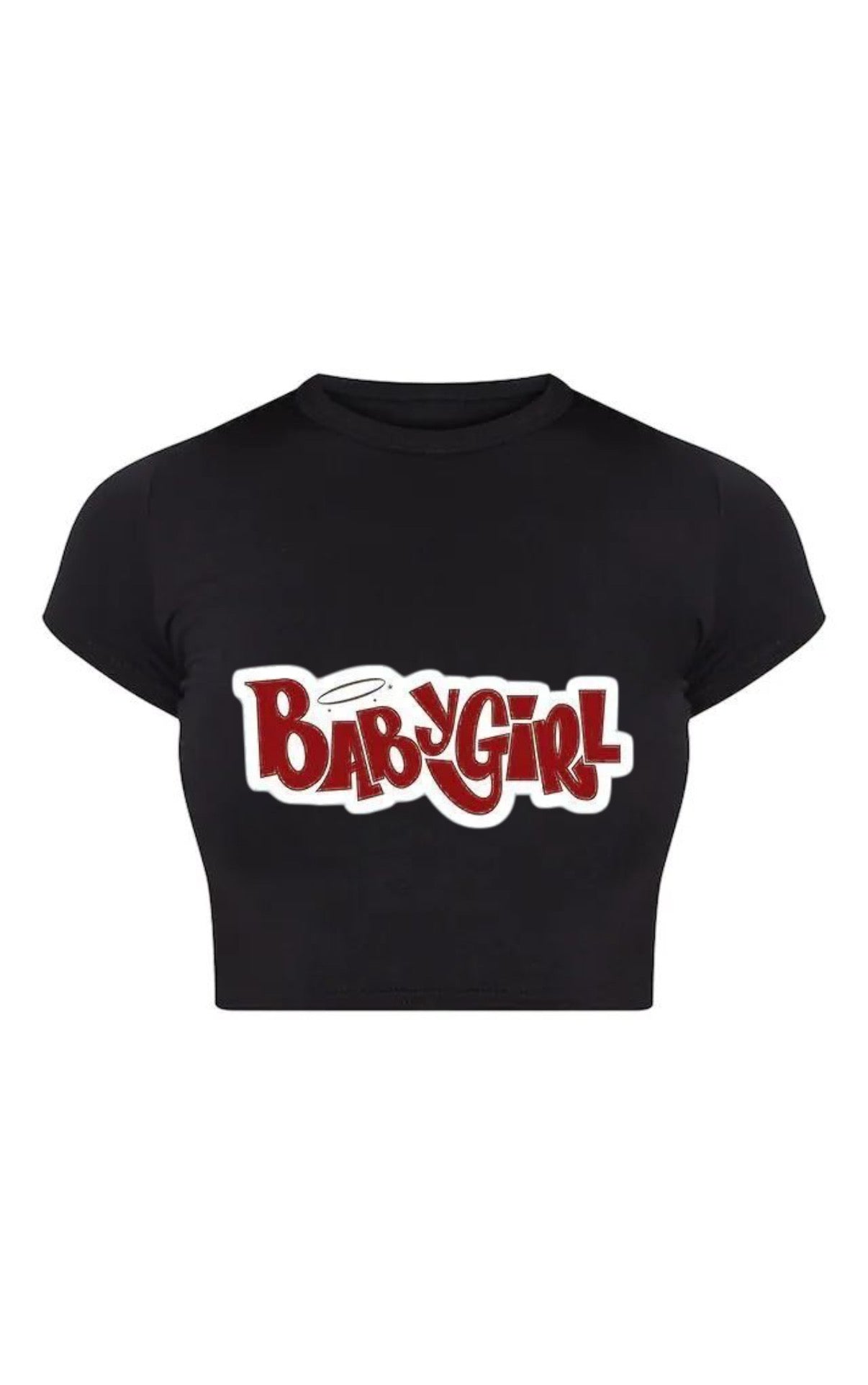 Bold Baby Girl Printed Crop Top