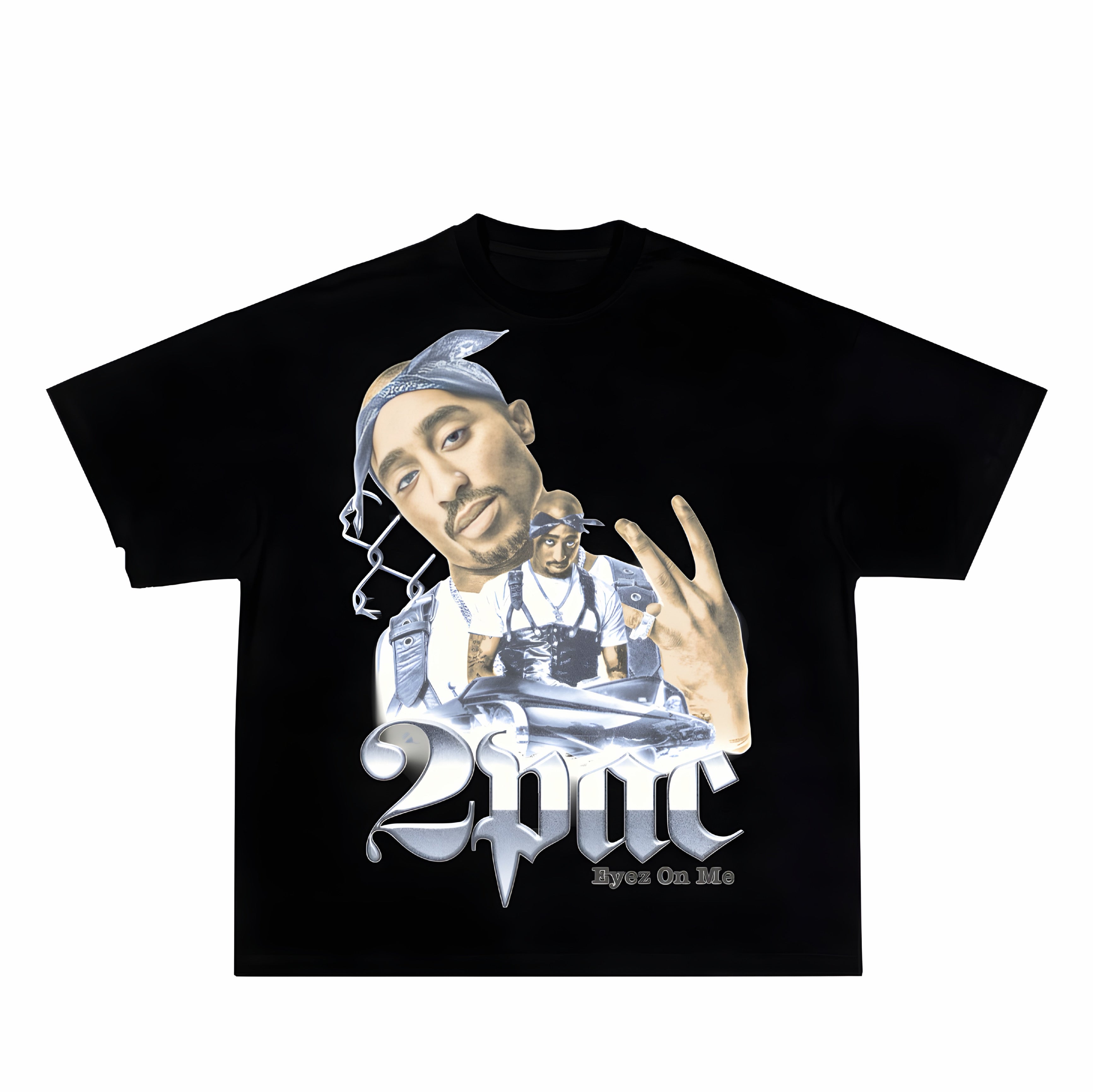 2 Pac we livin the life | oversized tee