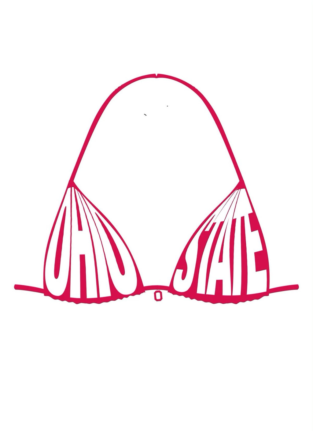 Ohio state girls undergrad Tshirt oversized
