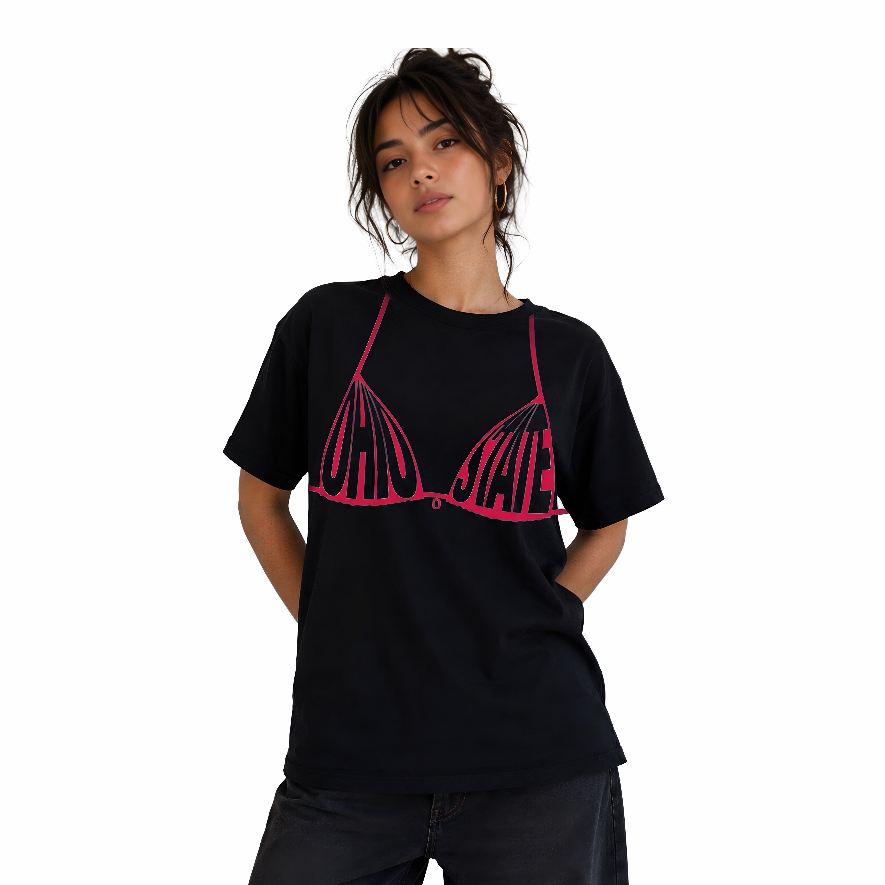 Ohio state girls undergrad Tshirt oversized